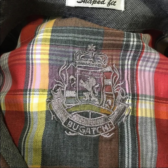 Mens Bugatchi long sleeve shirt - Picture 3 of 5